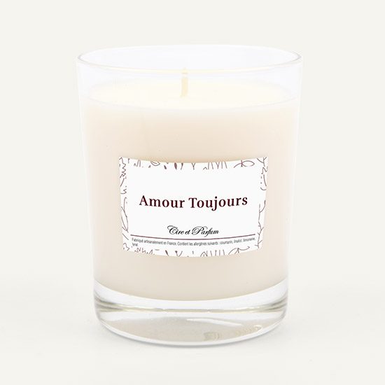bougie parfumée Cire et Parfum amour toujours