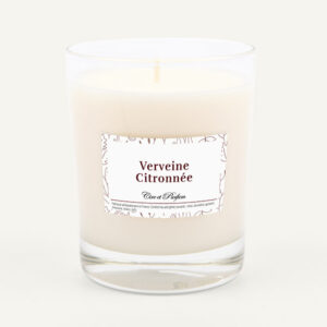 Bougie parfumée verveine citronnée - Cire et Parfum