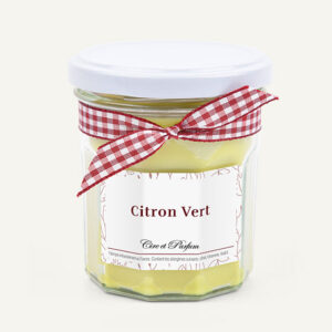 bougie parfumée Cire et Parfum citron vert