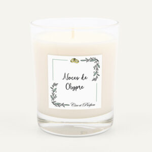 Bougie noces de chypre - 6 ans de mariage