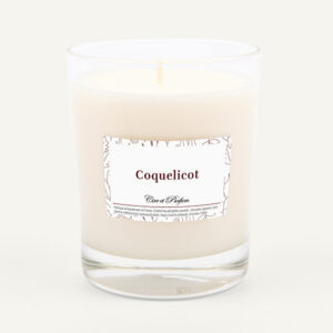 Bougie parfumée Coquelicot Cire et Parfum